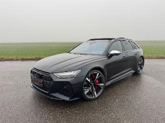 uszkodzony samochody osobowe Audi Rs6 RS6 Avant 4.0 TFSI Quattro Panorama Leer Trekhaak VOL!! 2020/1