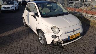 Coche accidentado Fiat 500 1.2 pano leuke auto! 2009/1