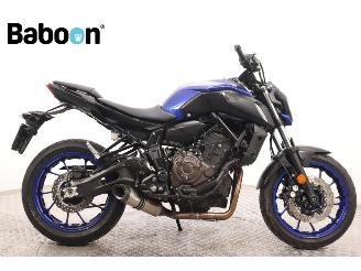 Vaurioauto  motor cycles Yamaha MT-07 ABS 2019/3