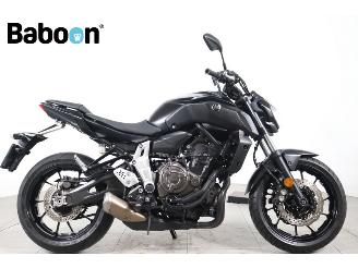 Vaurioauto  motor cycles Yamaha MT-07 ABS 2018/3