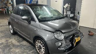 Damaged car Fiat 500  2013/6