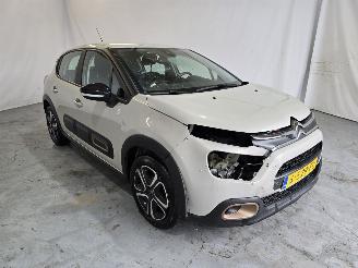 Voiture accidenté Citroën C3 1.2 PureTech C-Series 2022/12