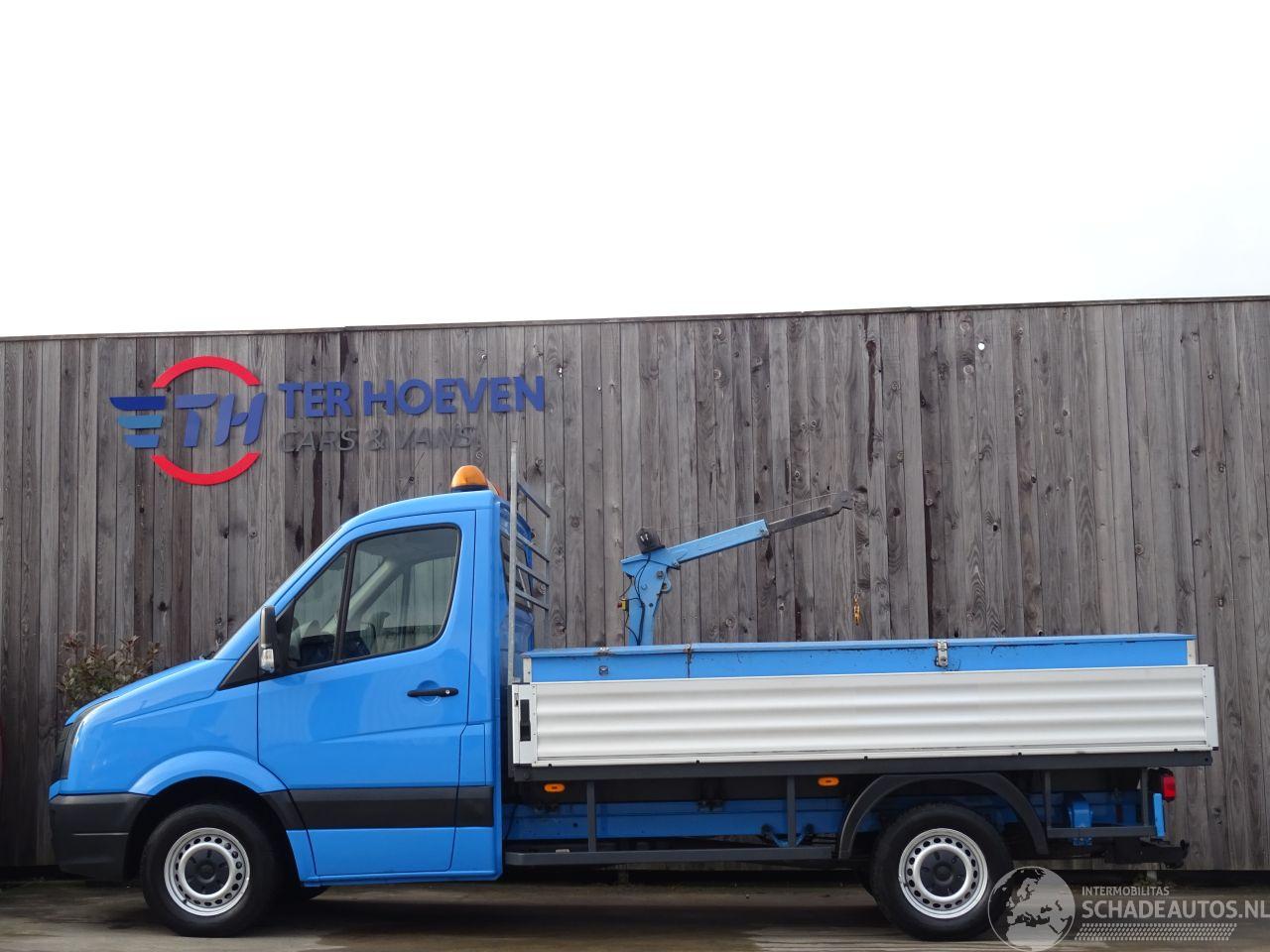 Volkswagen Crafter 2.0 TDi Open Laadbak Kraan Airco Cruise 120KW Euro 5