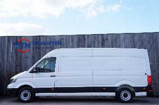 krockskadad bil auto Volkswagen Crafter 2.0 TDi Maxi Airco 3-Persoons Apple Carplay 103KW Euro 6 2020/6