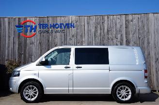 Unfallwagen Volkswagen Transporter T5 2.0 TDi Dubbele Cabine Airco Cruise 2X Schuifdeur 132KW Euro 5 2010/10