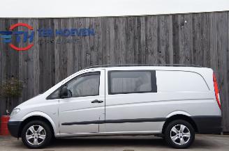 krockskadad bil auto Mercedes Vito 109 CDi Lang Dubbele Cabine Cruise Leder Trekhaak 65KW 2004/6