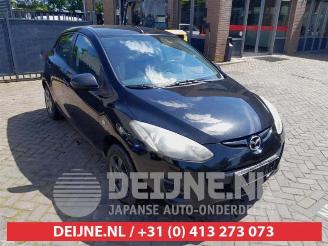 demontáž osobní automobily Mazda 2 2 (DE), Hatchback, 2007 / 2015 1.3 16V S-VT 2012/10