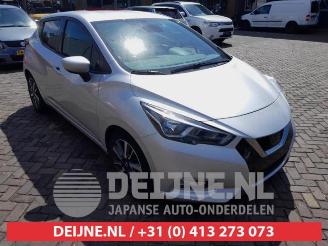 demontáž osobní automobily Nissan Micra Micra (K14), Hatchback, 2016 / 2024 0.9 IG-T 12V 2018
