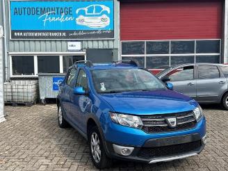 demontáž osobní automobily Dacia Sandero Sandero II, Hatchback, 2012 0.9 TCE 12V 2016/12