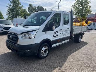 krockskadad bil bedrijf Ford Transit 350 2.0 TDCI 125KW DC PICK UP PRITSCHE KLIMA EURO6 2022/2