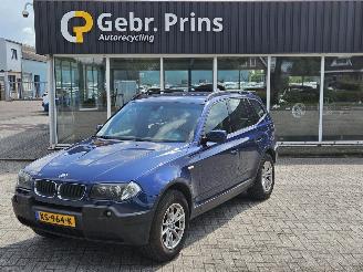 krockskadad bil auto BMW X3 3.0i xDrive 24V SUV  Benzine 2.979cc 170kW (231pk) 4x4 2003-09/2006-07 (PA91; PA92; PA93) M54B30; 306S3 2004/5