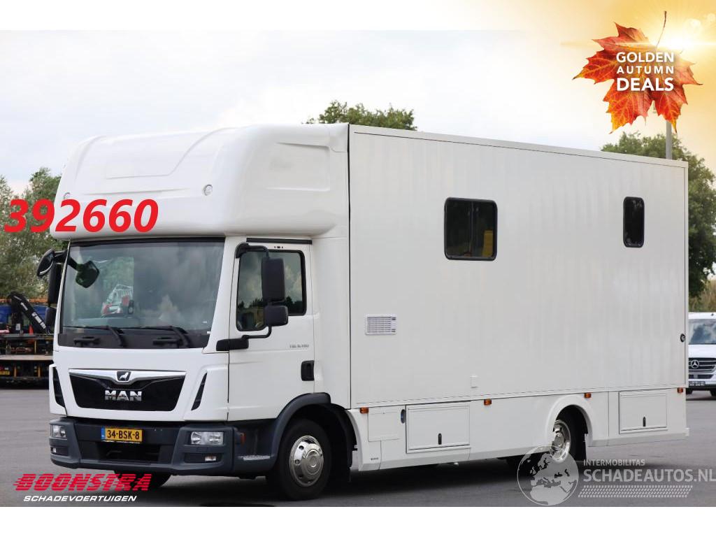 MAN TGL 8.190 Robrise Horsetruck + Camper Camera 61.047 KM!