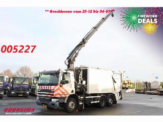 dommages camions /poids lourds DAF  Faun Variopress II Hiab 211 BW-3 HiPro Kran Müllwagen 2014/3
