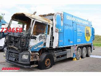 skadebil vrachtwagen MAN TGS 36.480 8X4 MTS Dino 5 12m3 Saugbagger Euro 6 2016/9
