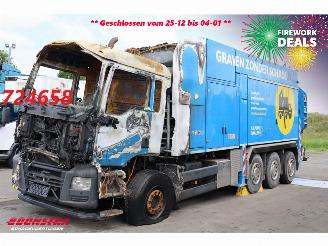 dommages camions /poids lourds MAN TGS 36.480 8X4 MTS Dino 5 12m3 Saugbagger Euro 6 2016/9