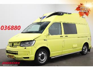 škoda dodávky Volkswagen Transporter 2.0 TDI 205 PK DSG RTW Ambulance LED Leder Cruise PDC 2019/10
