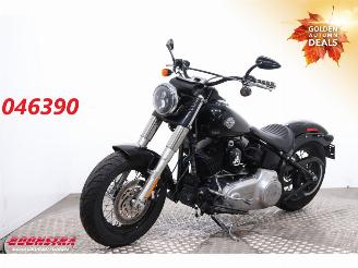 damaged motor cycles Harley-Davidson  FLS 103 Softail Slim Vance & Hines LED 2014/1