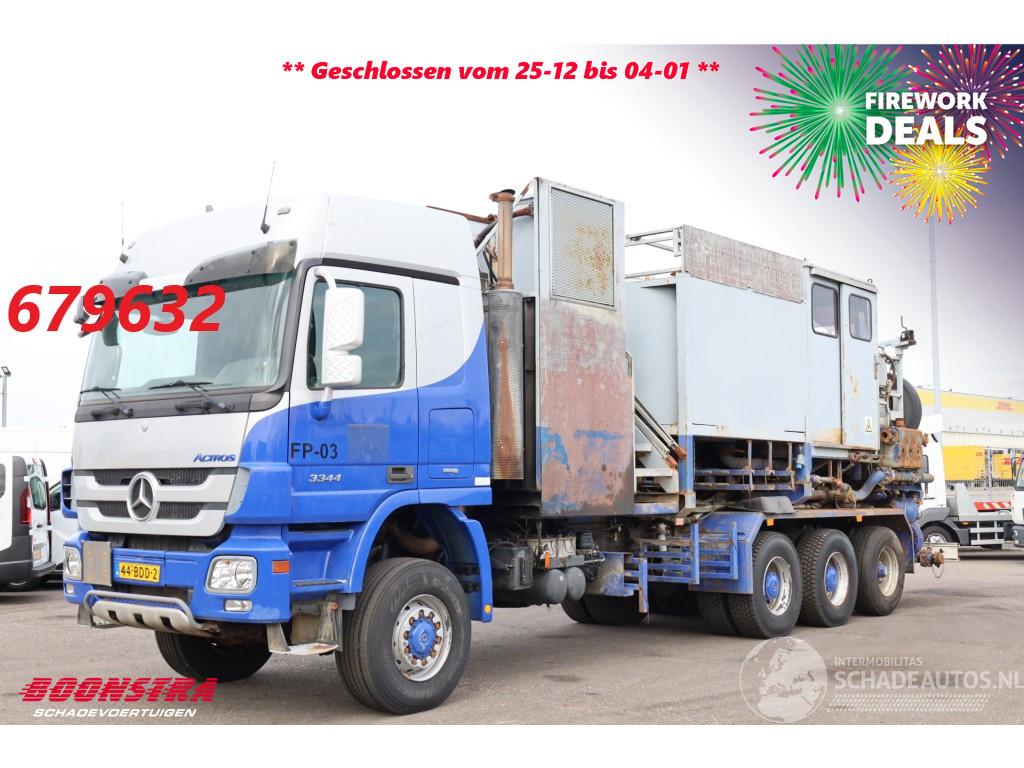 Mercedes Actros 3344AK 8/6X6 Manual Blatt/Blatt 2x PTO 2x Pump