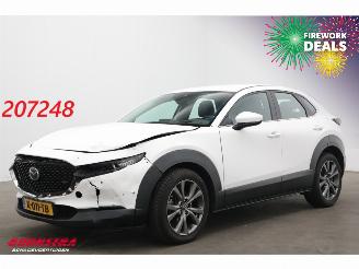 krockskadad bil auto Mazda CX-30 2.0 e-SkyActiv-G M Hybrid Comfort Leder ACC Memory LRHZ Camera 2021/2