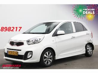krockskadad bil auto Kia Picanto 1.0 CVVT Plus Pack Leder Clima 35.921 km! 2015/2