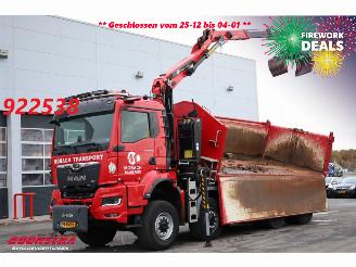 dommages camions /poids lourds MAN TGS 43.510 8X8 Widespread Palfinger Q170Z84TI Kran 62.358 km!! 2024/1