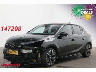 krockskadad bil auto Opel Corsa-E Ultimate 50 kWh LED Pano Navi Clima Camera LRHZ SHZ PDC 2022/5