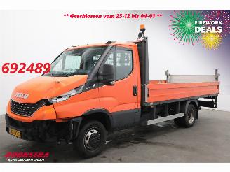 skadebil bedrijf Iveco Daily 35C14H Hi-Matic Pritsche Airco AHK 2022/10