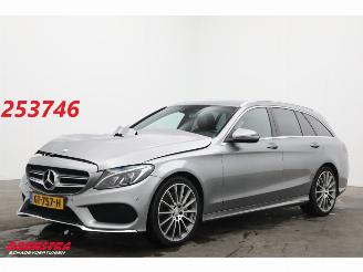 uszkodzony samochody osobowe Mercedes C-klasse Estate 300 CDI HYBRID Prestige AMG LED Leder Burmester SHZ PDC 2015/8
