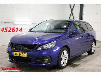 damaged passenger cars Peugeot 308 SW 1.5 BlueHDi Active Pano Leder Navi Clima Cruise PDC 104.203 km! 2019/2