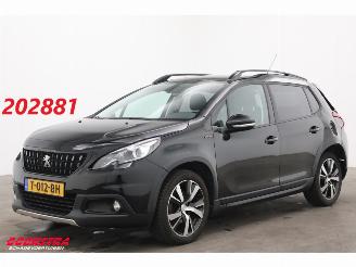 krockskadad bil auto Peugeot 2008 1.2 PureTech Aut. GT-Line Clima Cruise Camera SHZ AHK 74.597 km! 2019/12