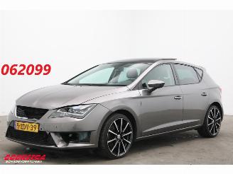 krockskadad bil auto Seat Leon 1.8 TSI 180 PK DSG FR LED Schuifdak Navi Clima Cruise PDC 153.061 km! 2015/1