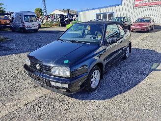 Sloopauto Volkswagen Golf 3 1.8 Cabrio Zwart L041 Onderdelen AAM Motor 1994/10