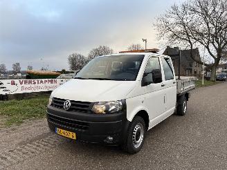 skadebil bedrijf Volkswagen Transporter 2.0 TDI 75KW DUBBELE CABINE OPEN LAADBAK, AIRCO, N.A.P. 2014/11