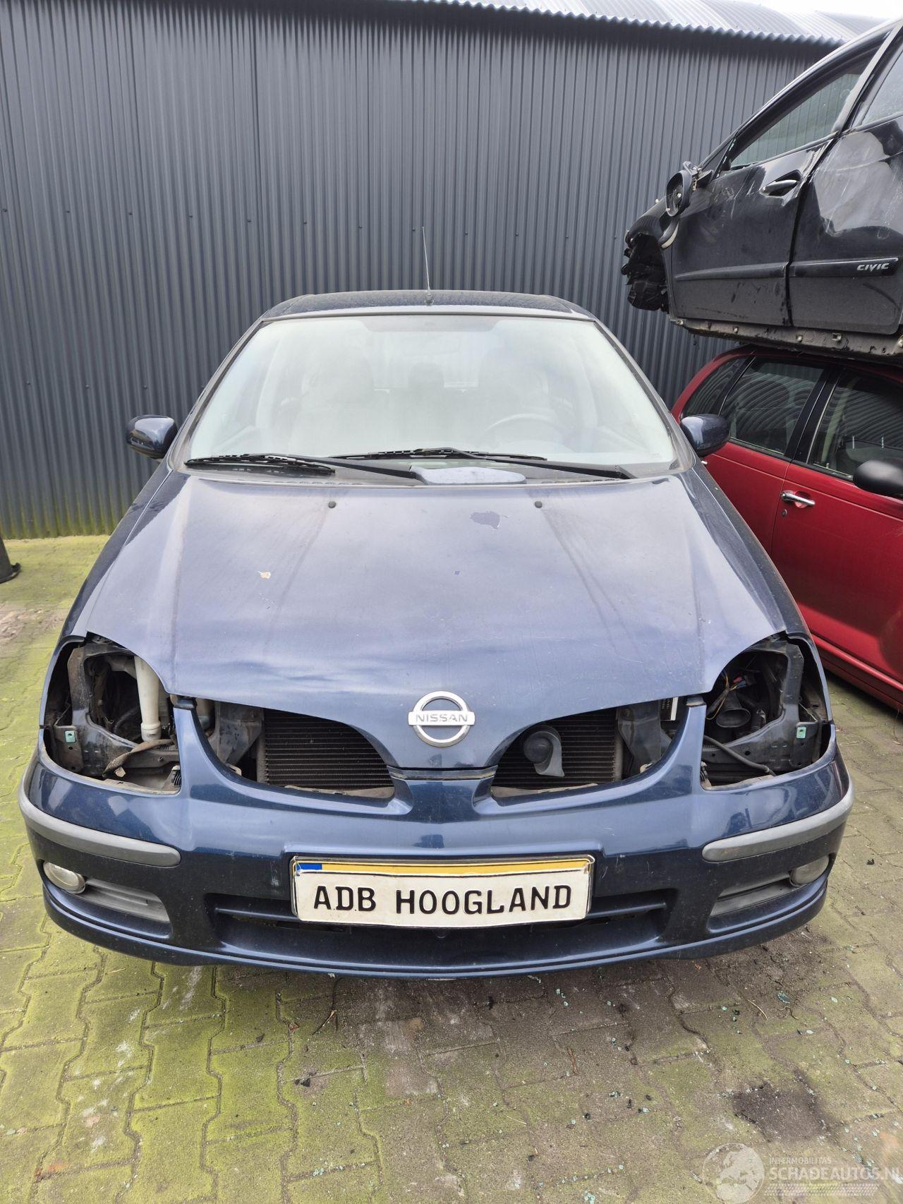 Nissan Almera-tino (V10M) MPV 1.8 16V (QG18DE) [85kW]