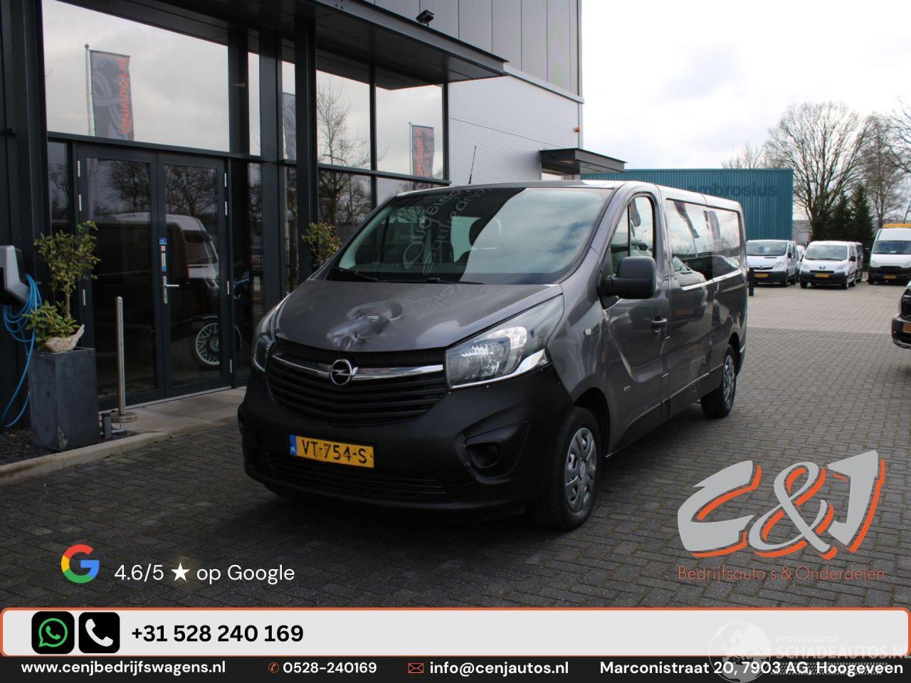 Opel Vivaro 1.6 CDTI L2H1 Dubbele cabine airco cruise navigatie marge