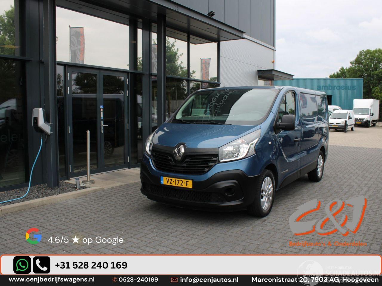 Renault Trafic 1.6 dCi T27 L1H1 Turbo2 Energy airco navi 3 zits zijschade
