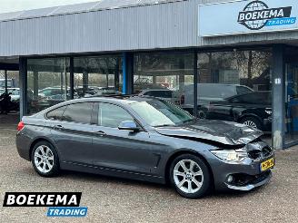 krockskadad bil auto BMW 4-serie 420i Grand Coupe Open dak Navi Clima Cruise 2015/9