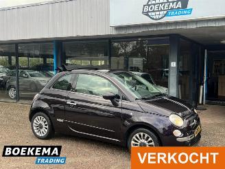 krockskadad bil auto Fiat 500C 0.9 TwinAir Lounge Cabriolet Airco PDC 2013/2