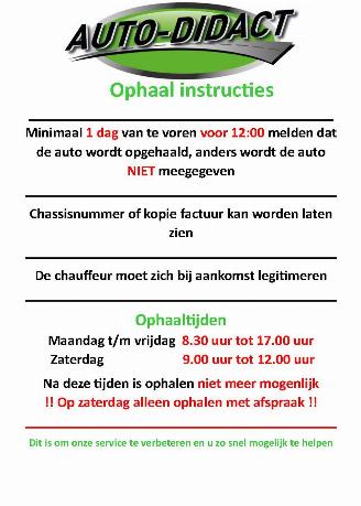 Damaged car AC Cabrio PICK UP INSTRUCTIONS 2024/1
