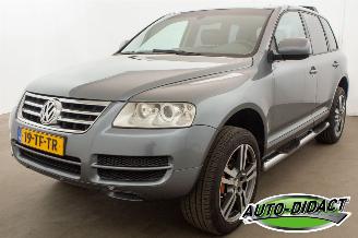 krockskadad bil auto Volkswagen Touareg 3.6 V6 AWD VR 3.6 Automaat Clima Navi Leder 2006/8