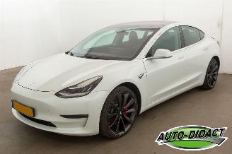 damaged passenger cars Tesla Model 3 82% HV Healt Performance AWD 75 kWh 2020/8