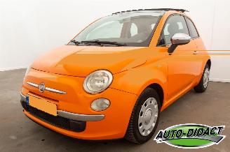 skadebil auto Fiat 500 0.9 Clima Open Pano TwinAir Lounge 2011/6