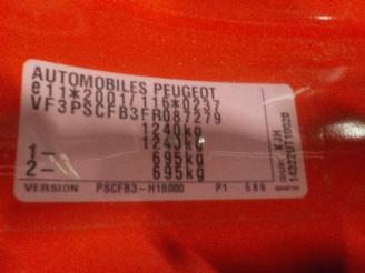 Peugeot 108 108 Hatchback 1.0 12V (1KRFE(CFB)) [51kW]  (05-2014/...) picture 6