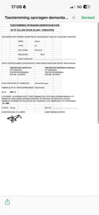 Citroën C3 C3 (SC) Hatchback 5-drs 1.4 16V VTi (EP3C(8FP)) [70kW]  (11-2009/10-20=
16)