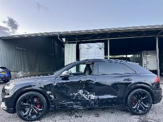 krockskadad bil auto Audi Q8 gereserveerd 50 TDI Quattro 297pk aut + f1 S-line comp - pano - head up - b&o - luchtvering - softclose - matrix - 22inch - 360cam - kuipstoelen 2019/9