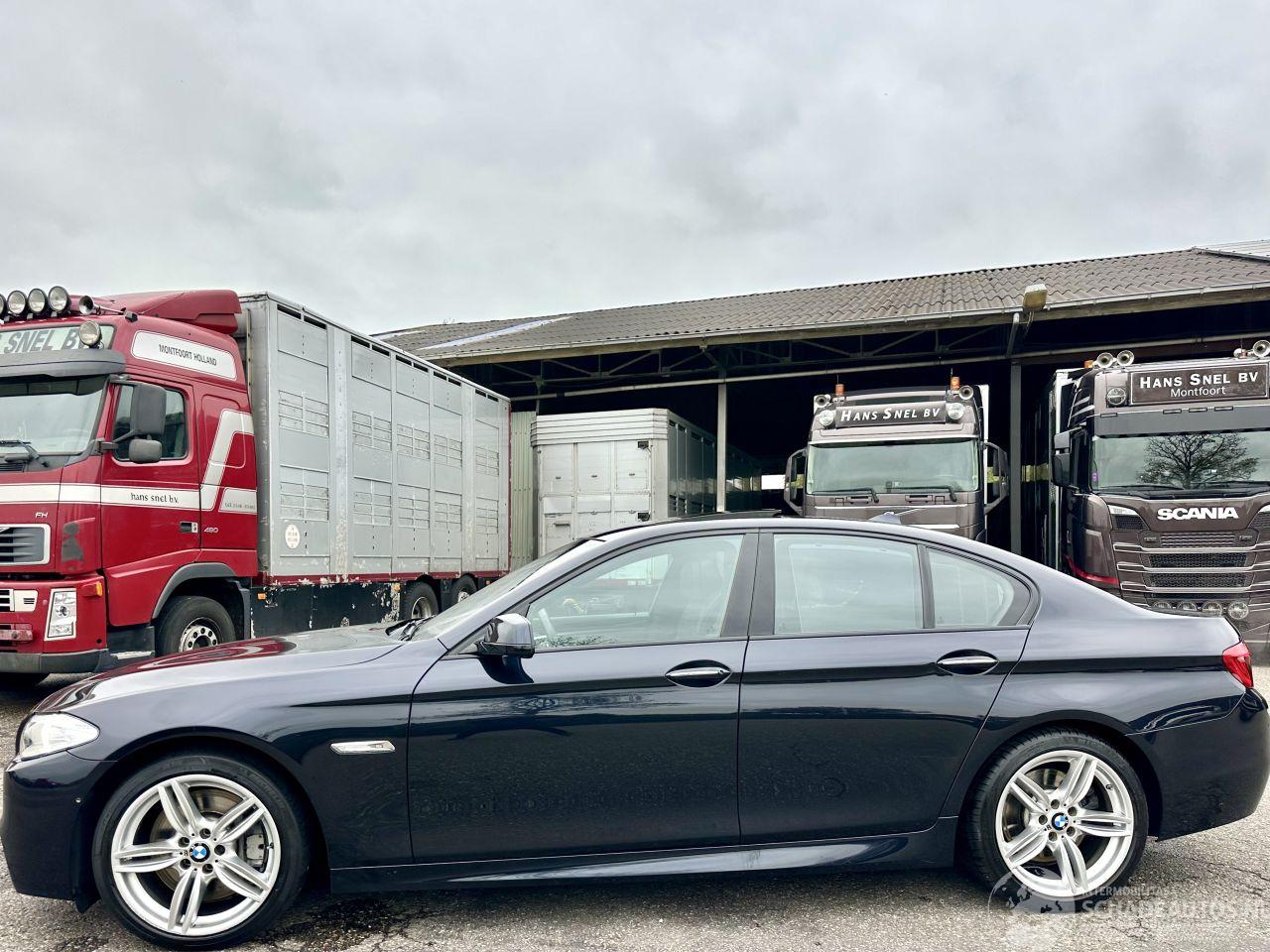 BMW 5-serie Gereserveerd 550i 4.4 V8 TwinTurbo 408pk 8-traps aut M-Sport - nap - b&o - schuifdak - massage - softclose - tv schermen - 360cam