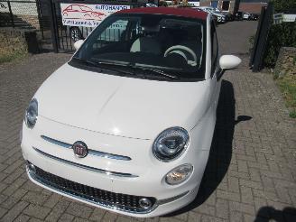 krockskadad bil auto Fiat 500C Cabrio 1.0 MildHybrid Lounge Climat Navi Pdc CruiseControl..... 2021/2