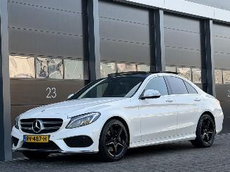 Tweedehands auto Mercedes C-klasse 220 CDI AMG Pano Camera Leer EURO-6 2015/2